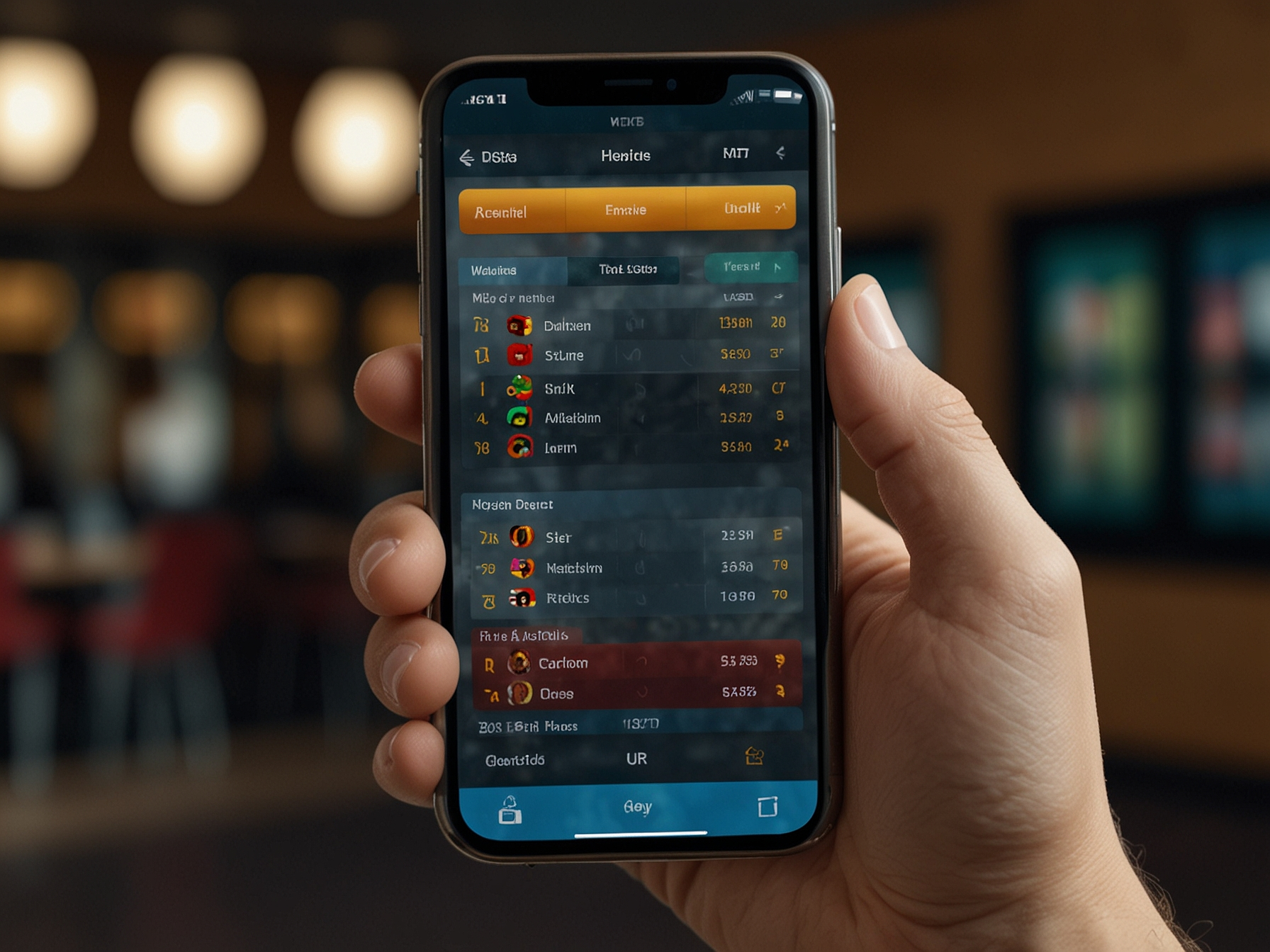 Fezbet versione mobile su smartphone